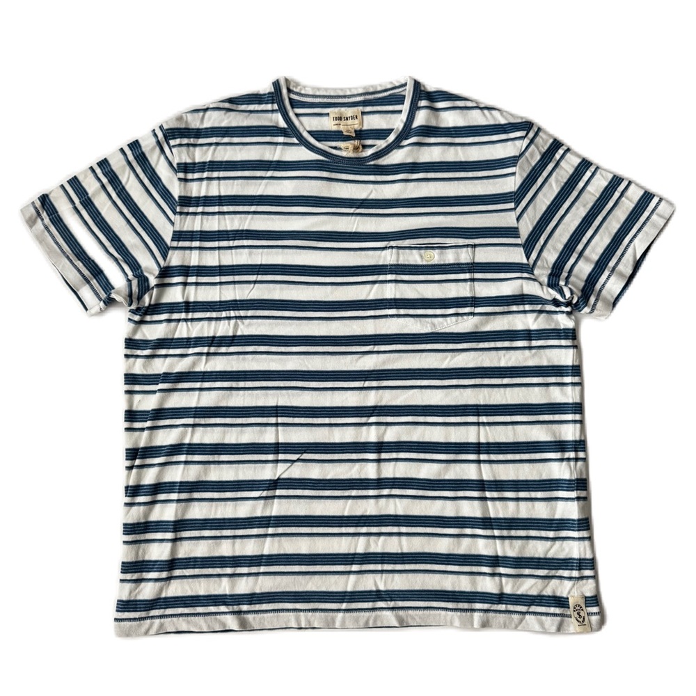 Todd Snyder Men’s Stripped T-shirt 100% Cotton NWT